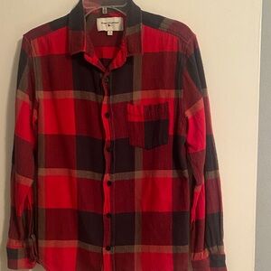 Modern Amusement Red and Black Checkered Shirt